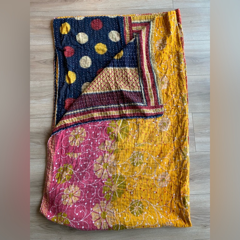 Kantha Bae Patchwork Throw Blanket